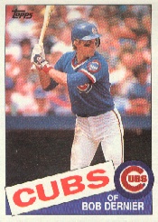 1985 Topps Baseball Cards      589     Bob Dernier